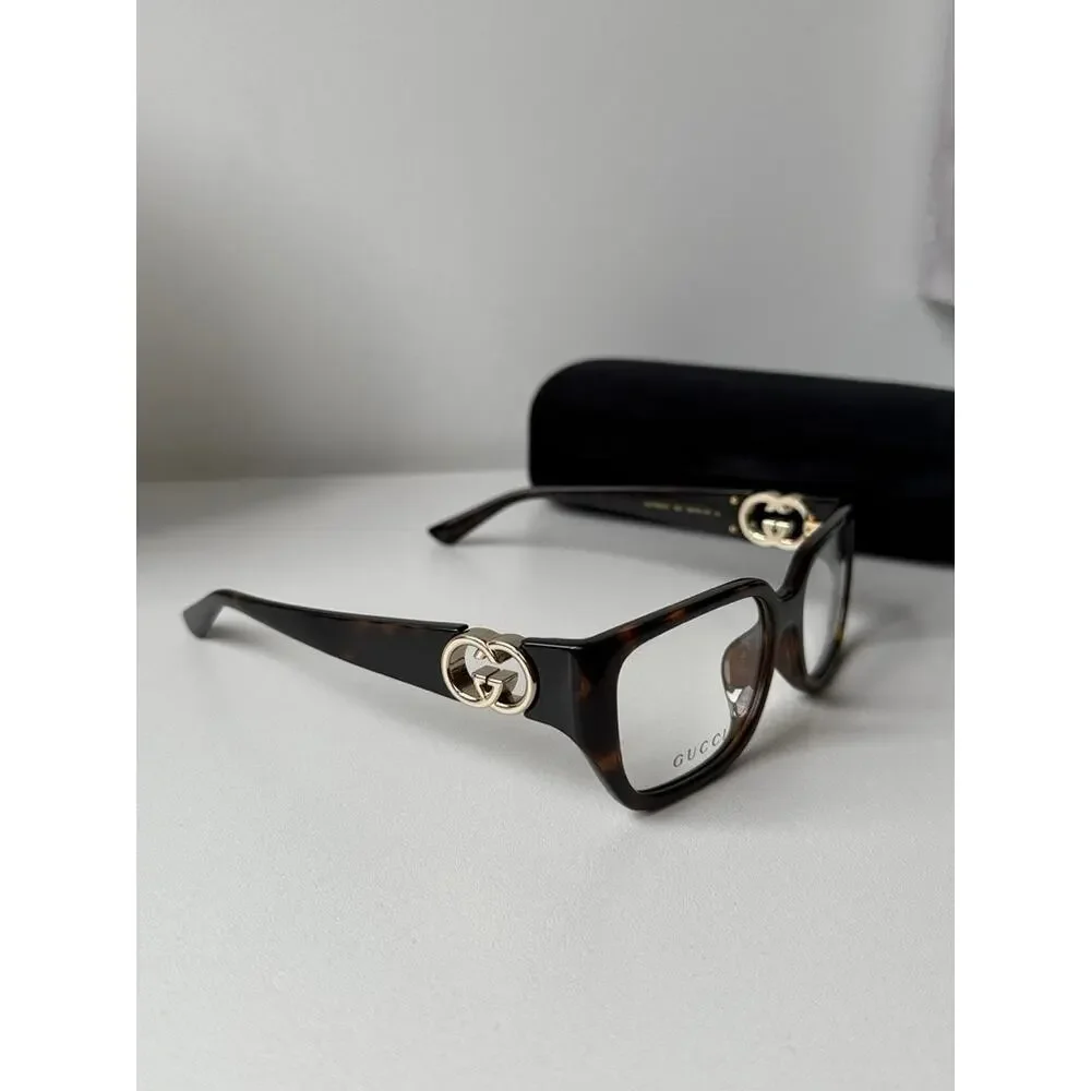 NEW Gucci GG1694OA Havana Brown Marmont Eyeglasses Frames